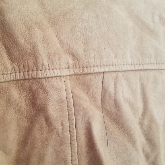 🍁Vintage Genuine Leather Coat🍁 - Picture 11 of 14